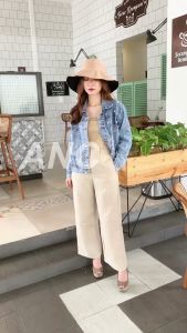 Jaket Jeans Wanita Oversize - Jaket Wanita Jeans Kombinasi Allsize Wanita - Jaket Jeans Denim Jumbo