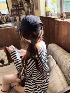 Casual Striped Loose Womens Summer Top Nylon Cloth Fast-Drying High-Waist Design Street Fashion Early Autumn Top Outdoor Windbreaker Suggestion