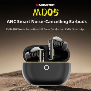 Monster | Noise Canceling In-ear Bluetooth Headphones with Bone Conduction 4 Mics ANC