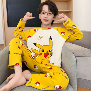 SHAPRA | Childrens Cartoon Dinosaur Long Sleeve Cotton Pajamas