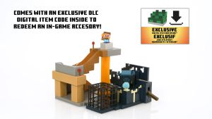 Minecraft Mini Mode Rise Of The Warden Playset 2 Minis Steve & Warden Figures & Dlc Code