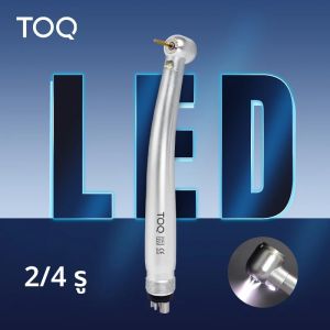 หัวกรอฟันแบบ LED พร้อมลูกปืนเซรามิกคุณภาพสูงแบบ 2/4 รู