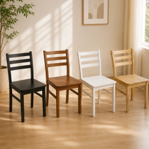 Familystar2u Simple Wooden Dining Chair For Family Home Use Cafe Airbnb Homestay Condo Simple Furniture 1008