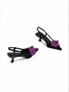 JESSICA SOPHIA | Giày Nữ Gót Cao Đế Nhọn Phong Cách Elegance Ôm Chân