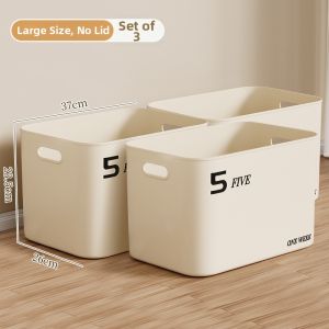 XINGYOU | Desktop Storage Box for Snacks Toys Clutter Home Use with Lid 3 pcs