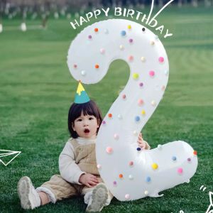 ETY | Birthday Aluminum Number Balloons 32 Inches