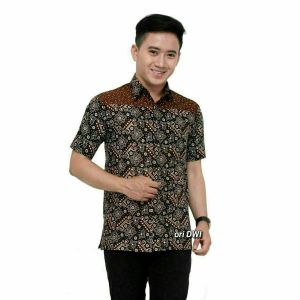 Set Kemeja dan Sarung Celana Batik / Baju Muslim Terbaru / Bisa COD