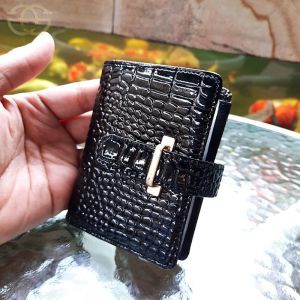 Dompet Kartu Croco gawang card holder slot kartu 14 dan slot uang