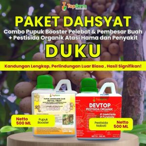 Pupuk Topfarm / Pestisida Topfarm / Pupuk Duku Biar Cepat Berbuah / Pupuk Booster Buah Duku / Pupuk Pelebat Buah Duku / Pupuk Booster Duku / Obat Hama Untuk Pohon Duku / Pupuk Buah Duku Terbaik / Obat Semut Buah Duku