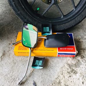 Spion honda win 100 sepion win gagang crome kualitas original Besar panjang