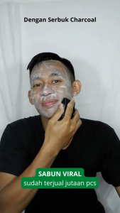 MSI SABUN BAMBOO PADAT CHARCOAL PEMBERSIH WAJAH JERAWAT