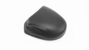 Motorcycle Black Passenger Backrest Sissy Bar Cushion Back Pad For Harley Yamaha Honda Suzuki Kawasaki Universal Cruiser