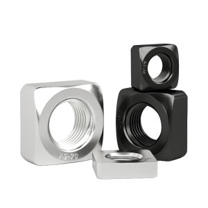 GUWANJI | Black 304 Stainless Steel Square Nut M3