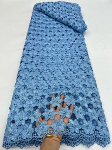 Green African Guipure Cord Lace Fabric 2026 High Quality Nigerian Water Soluble Lace Fabric For Women Party Dress Sewing