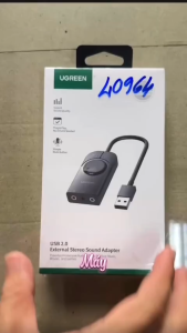 Cáp chuyển USB ra Sound Ugreen 40964 Chính Hãng