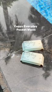 Zappy Everyday Pocket Wipes Resealable 8 Sheets of 6 Packets
