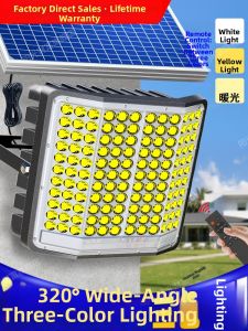 Ultra Bright 3-Color Yellow Outdoor Spotlight