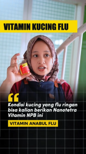Nanotetra vitamin Nutri plus bosst untuk kucing anabul 80ml