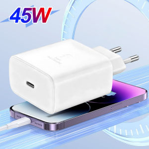 45W Super Fast Charging USB Type C Wall Chargers Plug For iPhone Samsung Xiaomi Universal USB-C Quick Charge Adapter