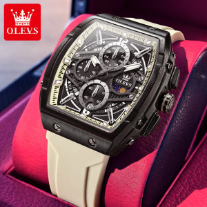 OLEVS | Fashion Waterproof Quartz Mens Watch Wine Barrel Shape