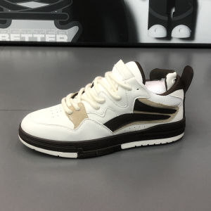 High-End Thick Bottom Casual Mens Sneakers Fashionable New Arrival White Shoes Sporty Outdoor Accessories Shoe Laces