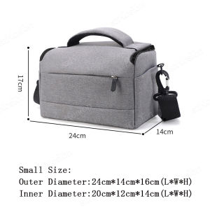 DSLR Camera Bag Handbags Nylon Shoulder Bag Camera Case Portable Cameras Bag for Sony Nikon Canon Panasonic DSLR Camera