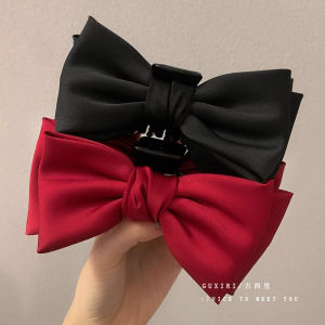 Kẹp Tóc Hình Cá Mập Cỡ Lớn Cho Nữ Kẹp Tóc Kiểu Công Chúa Hai Mặt Thắt Nút Bướm Phụ Kiện Tóc Thời Trang Mới 2024