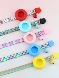 Aurora Pet Cat Neckband Compatible with Airtag Tracker Protective Cover Pet Training Collar Anti-Loss Positioning Collar Cover