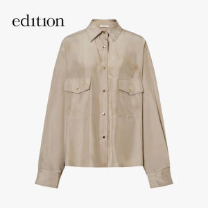 edition | Cold Dyed Mulberry Silk Long Sleeve Work Shirt