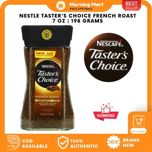 Nescafe Taster's Choice French Roast Instant Coffee 198g Lazada PH