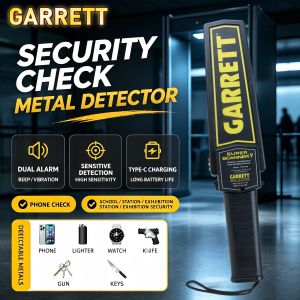 Handheld Metal Detector GARRETT Professional High Sensitivity Airport Safety Detector hotel Security