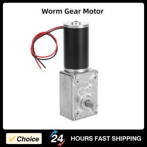 High Torsion Speed Reduce Electric  Motor Reversible Worm Gear Motor 8mm Shaft 12V Reversible Worm Gear Motor 10-400RPM