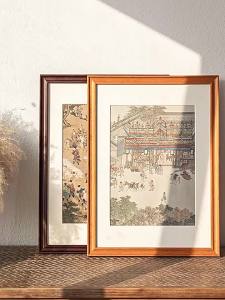 FENGHONGTAO | New Chinese Style Picture Frame for Calligraphy and Painting Mounting 20 Inch