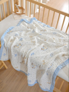 ANYOUBI | A-Class Pure Cotton 6-Layer Baby Bath Towel