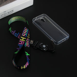 For Nokia 235 Phone Case Lanyard Soft Case Silicone Nokia 235 Protective Case Transparent Case Drop-Resistant Nokia 235 4G Protective Case Full Covered Creative Men and Women Neutral