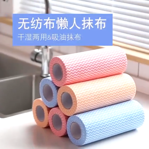 1 Roll Non Woven Towel Wiping Tissue Disposable Cleaning Cloth Kitchen Wipes Dishwashing Rag