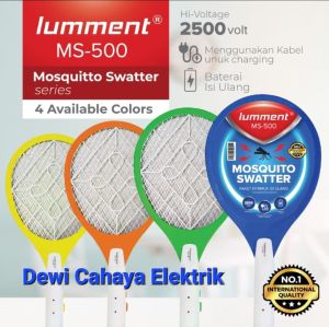 Raket Nyamuk dan Serangga - Mosquito Racket 3 Lapisan Jaring Kawat