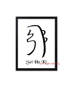 Potdemiel | Reiki Art Usui Reiki Symbol Posters Healing Cho Ku Rei Symbol Chakra Canvas Painting Wall Prints Pictures Living Room Home Decor