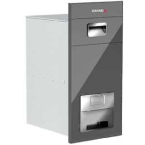 Thùng gạo mặt kính thông minh GrandX nút nhấn XR G302B âm tủ bếp hạn chế bám bẩn dễ lau chùi