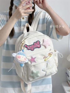 นูสารสกัด กระเป๋าเป้ใบเล็กน่ารัก สำหรับนักศึกษามหาวิทยาลัย ดาวสไตล์: โมริเกิร์ลกระเป๋าสะพายหลังมินิ บรรจุภัณฑ์: ยี่ปุ่น