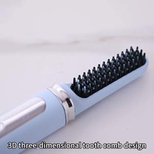 🎀 หวีไฟฟ้า 35W แบบชาร์จแบต พกพาได้ ปรับความร้อนได้สูงสุด 200 องศา หวีผมเรียบ หน้าม้า หวีไร้สาย Wireless Heat Comb Hair Style 🎀