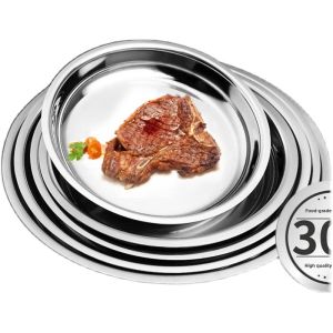 Olodo | Round 304 Stainless Steel Dishes