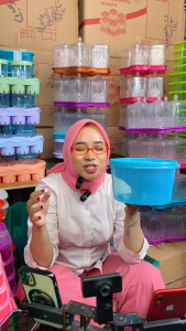 Toples Calista Honey premium Jumbo 3L Toples Kue Kering Lebaran Set 3pcs