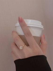 National Style Full of Exquisite Cute Little Fu Ring Titanium Steel Fu Character Ring Blessing Card Blessing Small Fu Word Couple Pair Ring