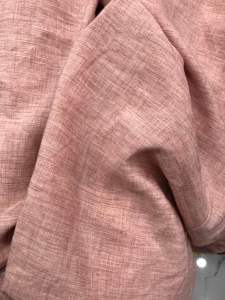 [HCM] Vải linen ramie ( sợi gai tự nhiên) . Vải đã wash. Khổ vải 14m . Định lượng 160gsm