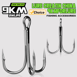 Fishing Treble Hooks 25~50Pcs Brabed Sharp Triple Sea Fishing Hooks Hard Lures for Freshwater Saltwater Fishing Accessories