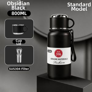 Thermal Flask Large Capacity Tea Separation 316 Stainless Steel