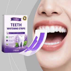 oralhoe | Purple Teeth Whitening Strips Gentle Cleaning And Whitening Strips Freshen Breath Portable For Daily Oral Hygiene Care