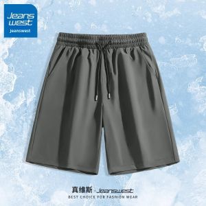 Jeanswest | Quần Shorts Mùa Hè Chất Liệu Kẻ Sọc Lạnh Nhanh Khô