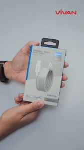 VIVAN VORCC100 KABEL DATA TYPE-C TO C TAHAN TERHADAP TEKUKAN 10.000 KALI | 60W | 1M | IP 15/16